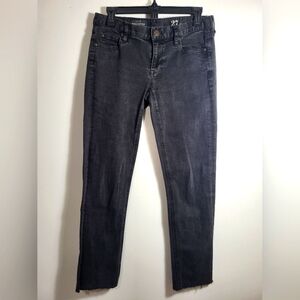 J Crew black "Matchstick" jeans women's 27  #2282